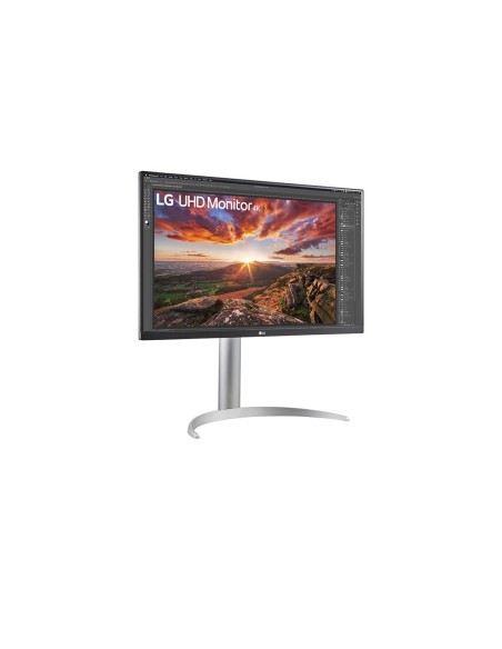 LG 27UP850N-W LED display 68,6 cm (27") 3840 x 2160 Pixel 4K Ultra HD Argento, Nero
