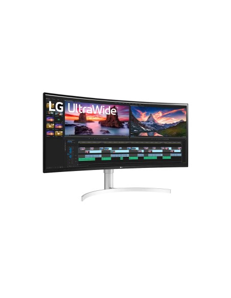LG 38WN95C-W 88,9 cm (35") 3840 x 1600 Pixel UltraWide Quad HD Nero, Argento, Bianco