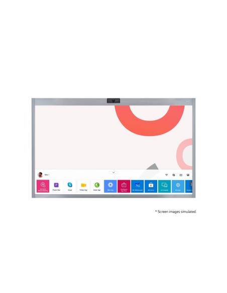 LG 55CT5WJ-B visualizzatore di messaggi Pannello piatto interattivo 139,7 cm (55") IPS Wi-Fi 450 cd m² 4K Ultra HD Argento