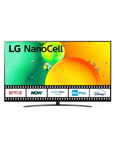 LG NanoCell 86'' Serie NANO76 86NANO766QA 4K Smart TV NOVITÀ 2022