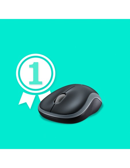 Logitech M185 mouse Ambidestro RF Wireless Ottico 1000 DPI