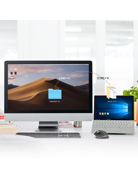 Logitech MX Master 3 Mouse Wireless Avanzato, Ricevitore Bluetooth o USB 2,4 GHz, Scorrimento ‎Ultrarapido, 4000 DPI Qualsiasi