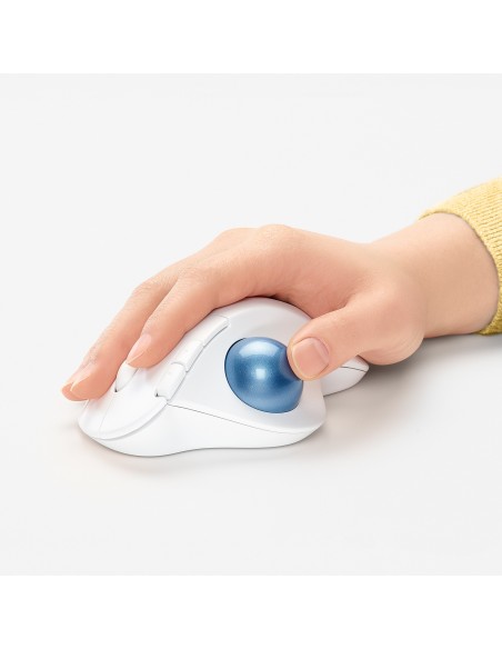 Logitech Ergo M575 mouse Mano destra RF senza fili + Bluetooth Trackball 2000 DPI