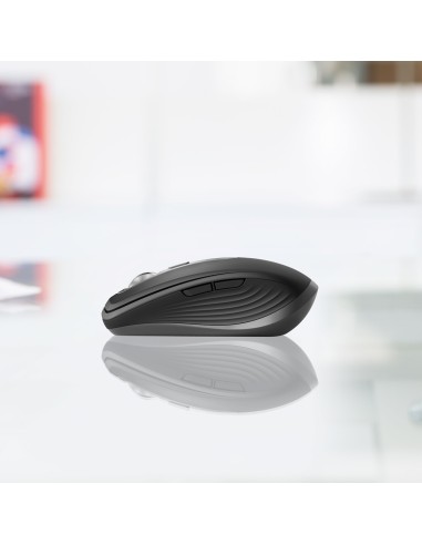 Logitech MX Anywhere 3 Mouse Compatto Performante – Wireless, Scroller Elettromagnetico, Ergonomico, Sensore 4000 DPI, Pulsanti