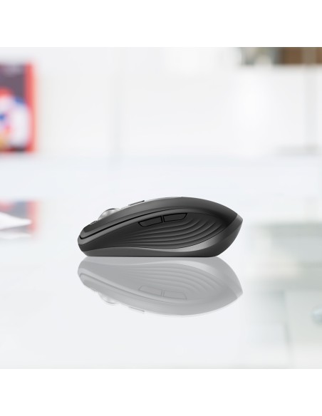 Logitech MX Anywhere 3 Mouse Compatto Performante – Wireless, Scroller Elettromagnetico, Ergonomico, Sensore 4000 DPI, Pulsanti
