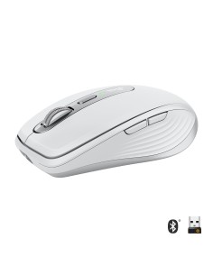 Logitech MX Anywhere 3 Mouse Compatto Performante – Wireless, Scroller Elettromagnetico, Ergonomico, Sensore 4000 DPI, Pulsanti