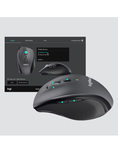 Logitech Customizable M705 mouse Mano destra RF Wireless Ottico 1000 DPI