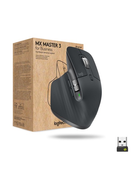 Logitech MX Master 3 for Business mouse Bluetooth Laser 4000 DPI