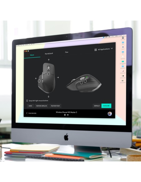 Logitech MX Master 3 for Business mouse Bluetooth Laser 4000 DPI