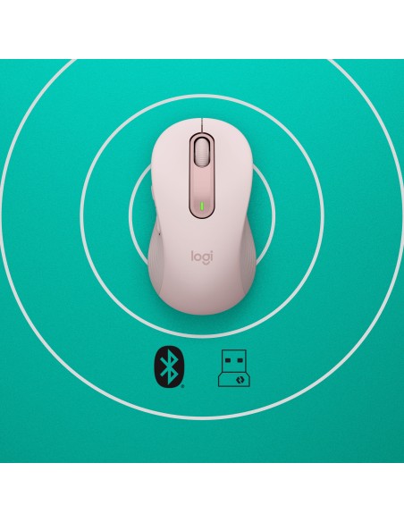 Logitech Signature M650 mouse Mano destra RF senza fili + Bluetooth Ottico 2000 DPI