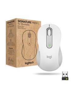 Logitech Signature M650 for Business mouse Mano destra RF senza fili + Bluetooth Ottico 4000 DPI