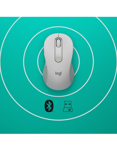 Logitech Signature M650 for Business mouse Mano destra RF senza fili + Bluetooth Ottico 4000 DPI