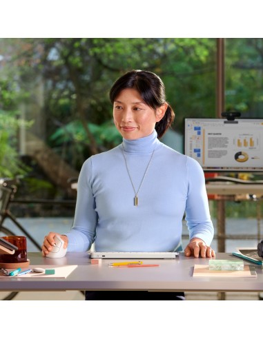 Logitech Lift Mouse Ergonomico Verticale, Senza Fili, Ricevitore Bluetooth o Logi Bolt USB, Clic Silenziosi, 4 Tasti,