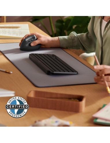 Logitech Lift for Business mouse Mano destra RF senza fili + Bluetooth Ottico 4000 DPI