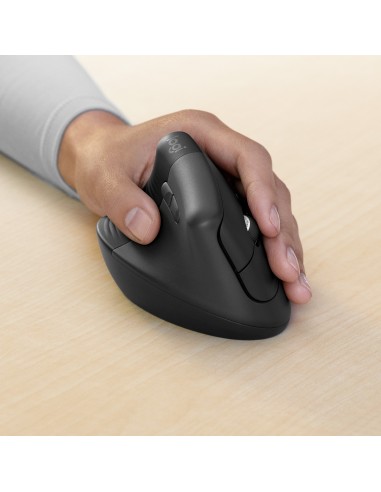 Logitech Lift for Business mouse Mancino RF senza fili + Bluetooth Ottico 4000 DPI