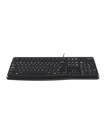 Logitech K120 Corded Keyboard tastiera Mouse incluso USB AZERTY Francese Nero