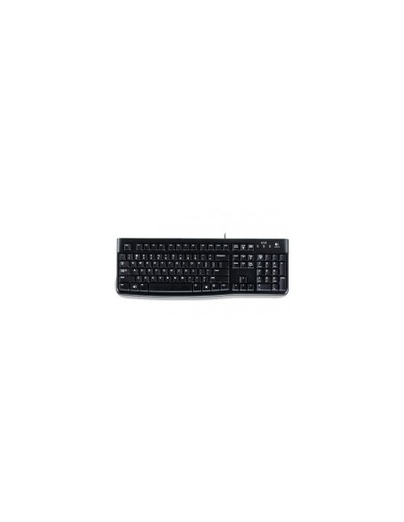 Logitech K120 Corded Keyboard tastiera USB QWERTY Spagnolo Nero