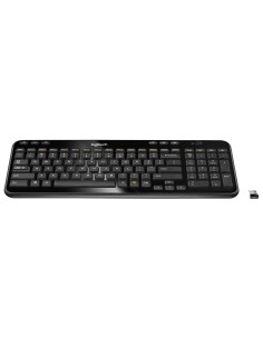 Logitech Wireless Keyboard K360 tastiera RF Wireless QWERTY Inglese Nero