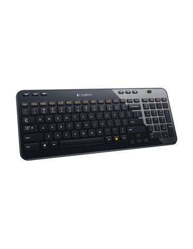 Logitech Wireless Keyboard K360 tastiera RF Wireless QWERTY Inglese Nero