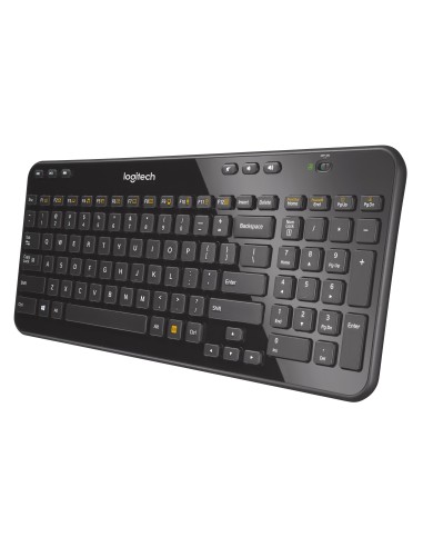 Logitech Wireless Keyboard K360 tastiera RF Wireless QWERTY Inglese Nero