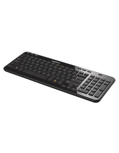 Logitech Wireless Keyboard K360 tastiera RF Wireless QWERTY Inglese Nero