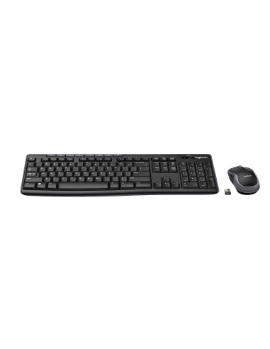 Logitech Wireless Combo MK270 tastiera Mouse incluso USB QWERTY Inglese Nero