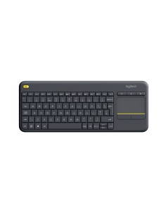 Logitech K400 Plus Tv tastiera RF Wireless QWERTY Inglese Nero