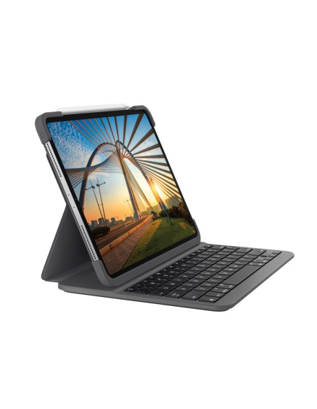 Logitech Slim Folio Pro for iPad Pro 11-inch (1st, 2nd & 3rd generation) Grafite Bluetooth QWERTY Italiano