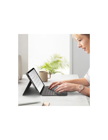 Logitech Folio Touch Grigio Smart Connector QWERTY Italiano