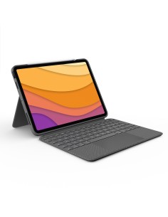 Logitech Combo Touch Custodia con Tastiera per iPad Air (4. gen - 2020) - Tastiera Retroilluminata Rimovibile, Trackpad