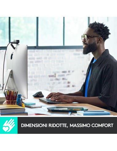 Logitech MX Keys Mini Tastiera Illuminata Wireless, Minimal, Compatta, Bluetooth, Retroilluminata, USB-C, Compatibile con Apple