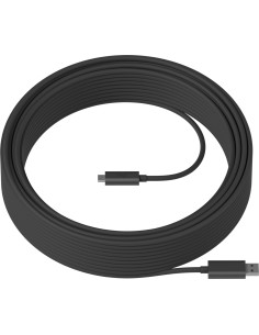 Logitech Strong cavo USB 10 m USB 3.2 Gen 2 (3.1 Gen 2) USB A USB C Grafite