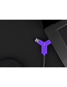 Logitech Swytch Trasmettitore e ricevitore AV Nero, Viola 2
