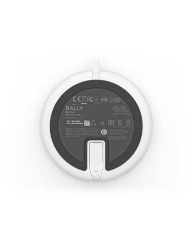 Logitech Rally Mic Pod Bianco Microfono da tavolo