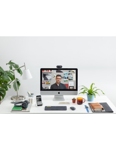 Logitech C505e webcam 1280 x 720 Pixel USB Nero