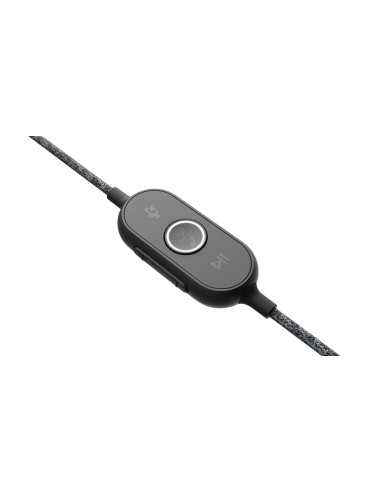 Logitech Zone Auricolare Cablato A Padiglione Musica e Chiamate USB tipo-C Grafite