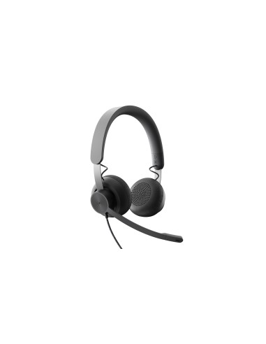 Logitech Zone Auricolare Cablato A Padiglione Musica e Chiamate USB tipo-C Grafite
