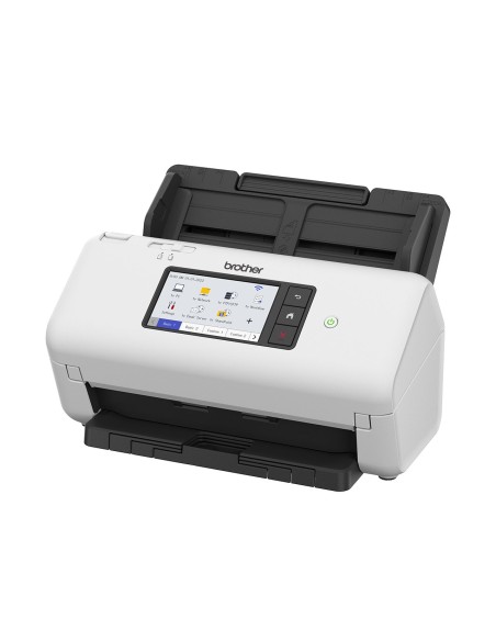 Brother ADS-4700W Scanner con ADF + alimentatore di fogli 600 x 600 DPI A4 Nero, Bianco