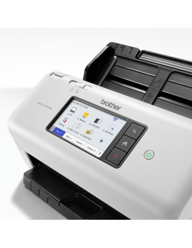 Brother ADS-4700W Scanner con ADF + alimentatore di fogli 600 x 600 DPI A4 Nero, Bianco