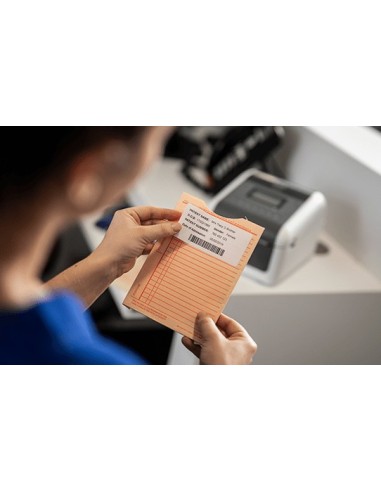 Brother BDE-1J026076-102 Bianco Etichetta per stampante autoadesiva