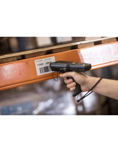 Brother BDE-1J050102-102 etichetta per stampante Bianco Etichetta per stampante autoadesiva