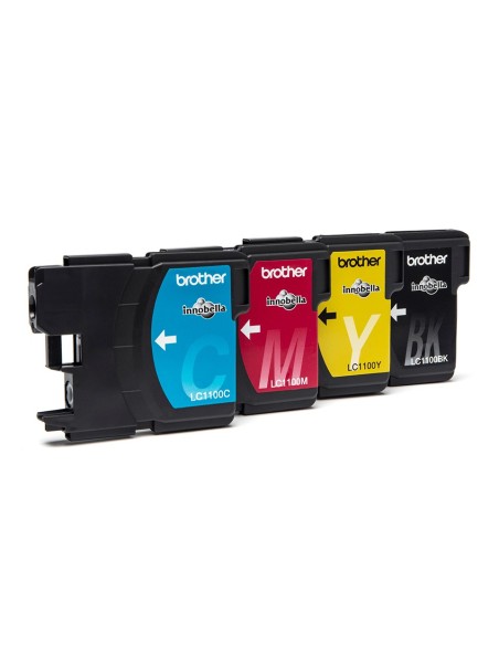 Brother LC1100VALBP cartuccia d'inchiostro 4 pz Originale Nero, Ciano, Magenta, Giallo