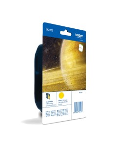 Brother LC1100YBP cartuccia d'inchiostro 1 pz Originale Giallo
