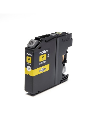 Brother LC123Y cartuccia d'inchiostro 1 pz Originale Giallo
