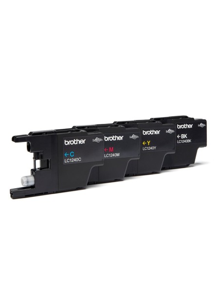 Brother LC1240VALBP cartuccia d'inchiostro 4 pz Originale Nero, Ciano, Magenta, Giallo
