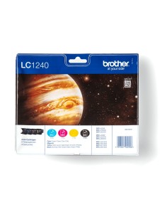 Brother LC1240VALBP cartuccia d'inchiostro 4 pz Originale Nero, Ciano, Magenta, Giallo 2