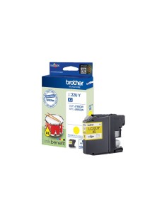 Brother LC22UY cartuccia d'inchiostro 1 pz Originale Giallo