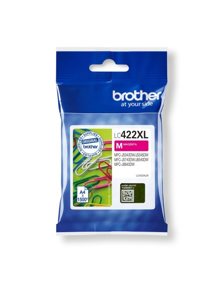 Brother LC422M cartuccia d'inchiostro 1 pz Originale Magenta