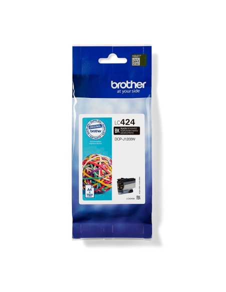 Brother LC424BK cartuccia d'inchiostro 1 pz Originale Nero