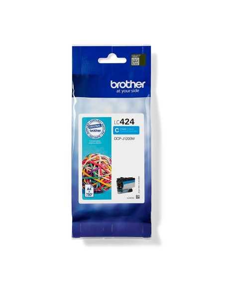 Brother LC424C cartuccia d'inchiostro 1 pz Originale Ciano